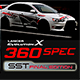 ランサーエボリューションX 360SPEC SSTファイナル