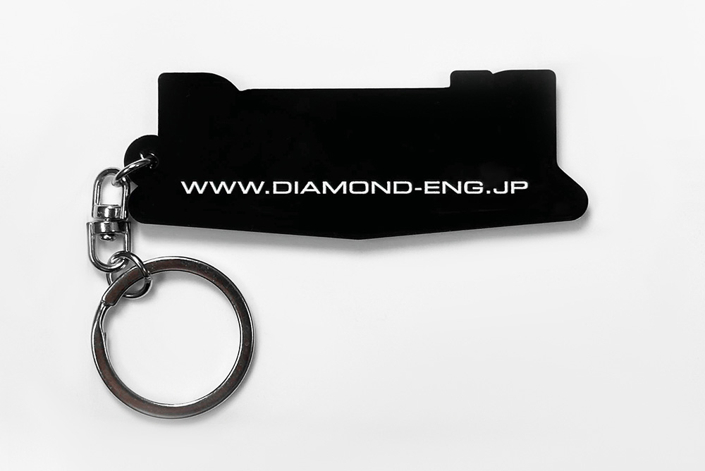 ダイヤモンドエンジニアリング ラバーキーホルダー