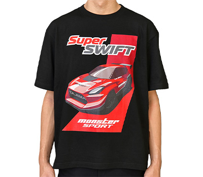 モンスタースポーツのスーパースイフトTシャツ