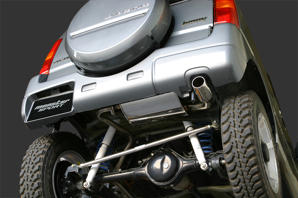 半額】 モンスタースポーツ クロスカントリーマフラー3 <br>スズキ ジムニー JB23W用 <br> 241120-5200M <br>MONSTER  SPORT CROSS COUNTRY MUFFLER 3<br>