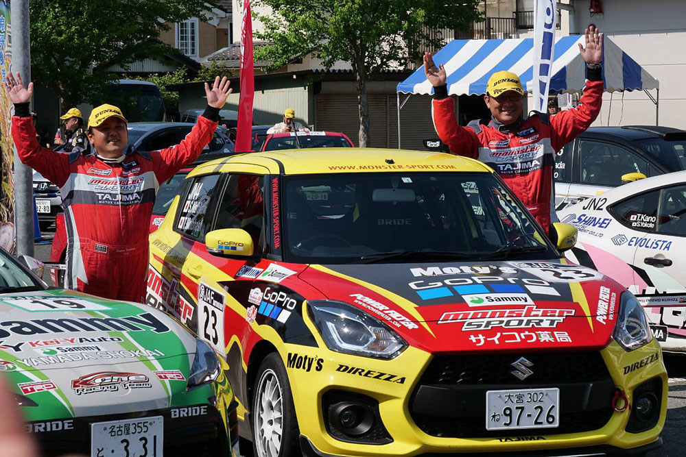 モンスター・スイフトスポーツが「全日本ラリー選手権 第3戦 NISSIN Rally丹後2018」でクラス3位入賞!
