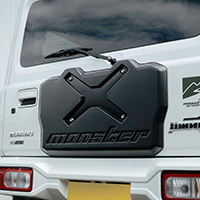 『スペアタイヤレスカバー ABS未塗装』ジムニー[JB64W]用 リニューアル発売！